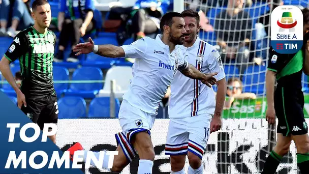 Quagliarella scores a wonderful strike AGAIN | Sassuolo 3-5 Sampdoria | Top Moment | Serie A