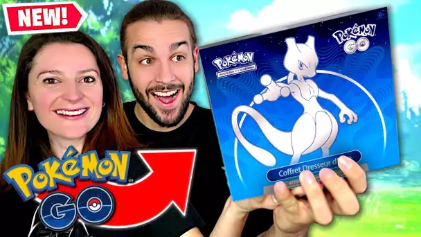 ON A RECU LES NOUVEAUX COFFRETS POKEMON GO ET ON A EU TROP DE CHANCE ! ETB POKEMON GO 10.5