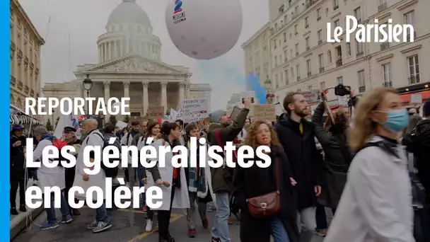 "Je suis moins bien payé qu'un coiffeur" : des médecins généralistes dans la rue