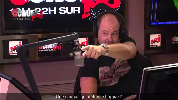 Une cougar qui défonce tout l&#039;appart&#039; - C&#039;Cauet sur NRJ