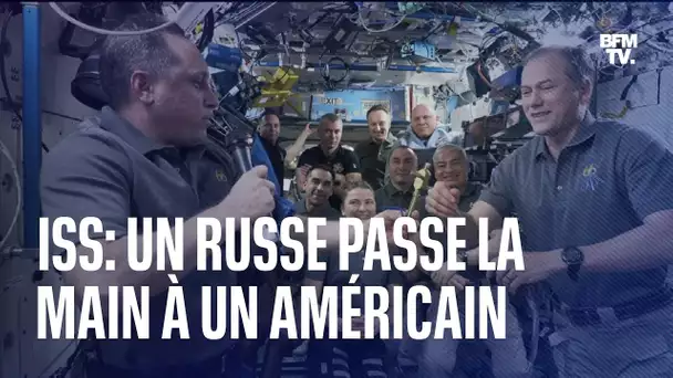 Un cosmonaute russe passe les commandes de l’ISS à un astronaute américain