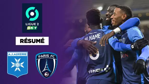 ⚽️ Résumé - Ligue 2 BKT :  Le Paris FC fait un très bon coup à Auxerre