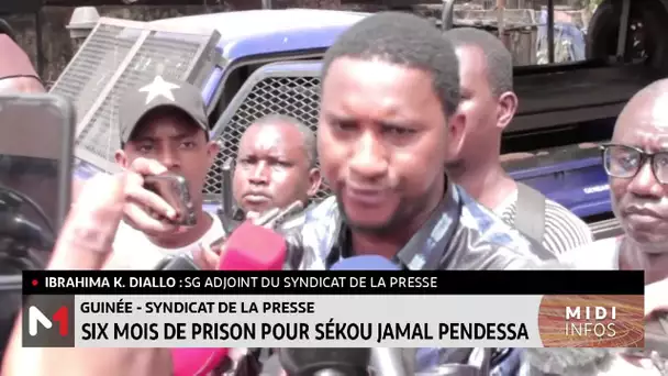Guinée : Six mois de prison pour Sékou Jamal Pendessa