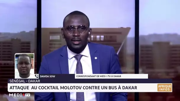Sénégal : Attaque au cocktail Molotov contre un bus à Dakar