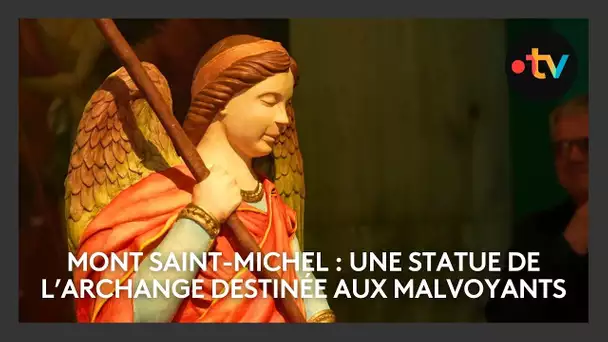 🌟 Mont Saint-Michel : une statue de l’archange destinée aux malvoyants 🌟