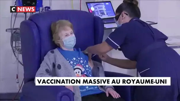 Vaccination massive au Royaume-Uni