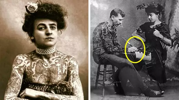 Première femme tatoueuse aux États-Unis qui a réalisé des tatouages pour gagner sa vie