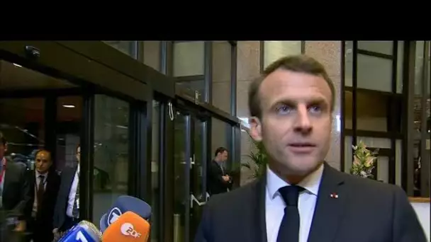 Sommet de l'UE sur le BREXIT : Déclarations d'Emmanuel Macron