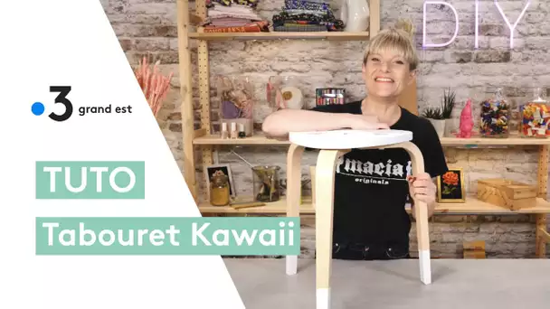 Tuto tabouret : personnaliser un meuble pour le rendre mignon