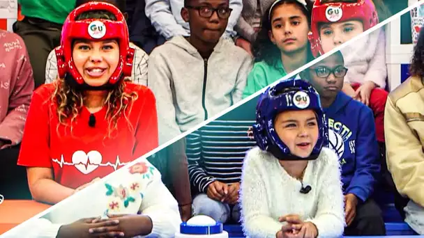 Les KIDS UNITED doivent répondre à ce QUIZ en tapant avec la TÊTE !