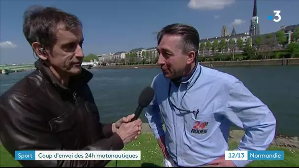 François Verly en direct des 24 heures motonautiques de Rouen