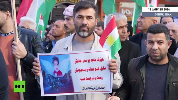 🇮🇶  Irak : manifestation massive pour condamner le bombardement iranien d'Erbil