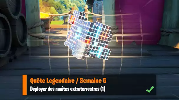 COMENT DEPLOYER DES NANITES EXTRATERRESTRES (1) - FORTNITE QUETE LEGENDAIRE SEMAINE 5