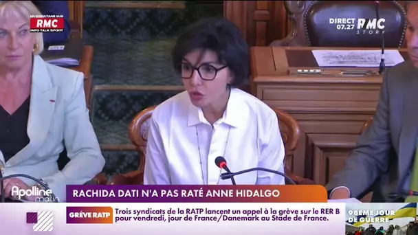 Rachida Dati n'a pas loupé le retour d'Anne Hidalgo au Conseil de Paris