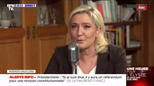 Le Pen : "Je veux un grand ministère de luttes contre les fraudes"