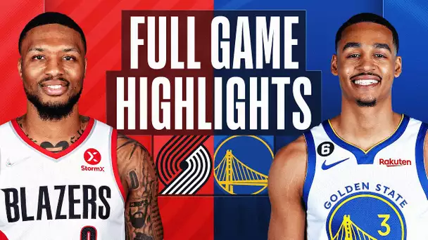 TRAIL BLAZERS at WARRIORS | FULL GAME HIGHLIGHTS | December 30, 2022