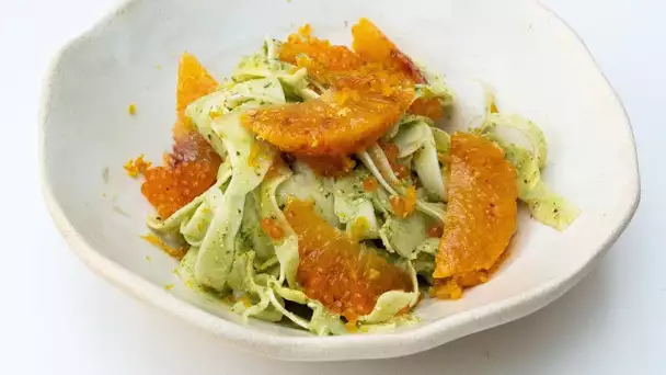 RECETTE #55 - Salade de fenouil à l’orange et poutargue - Fabrice Mignot