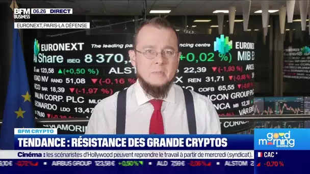 BFM Crypto : Tendance, résistance des grandes cryptos