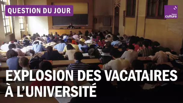 Université : les vacataires vont-ils remplacer les enseignants-chercheurs ?