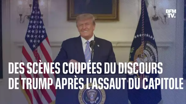 Trump refuse de reconnaître que l'élection est terminée dans son discours après l'assaut du Capitole