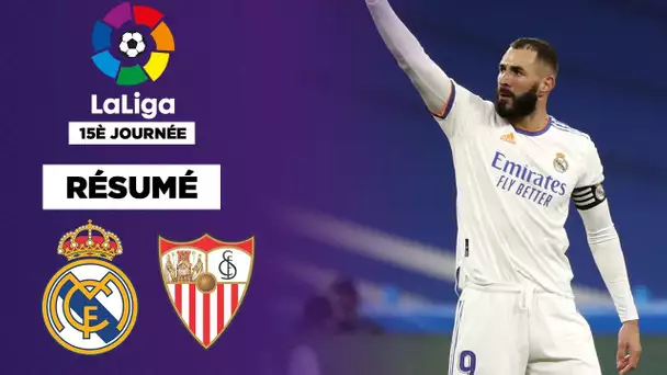 Résumé : Benzema record, Vinicius en sauveur, le Real écarte Séville