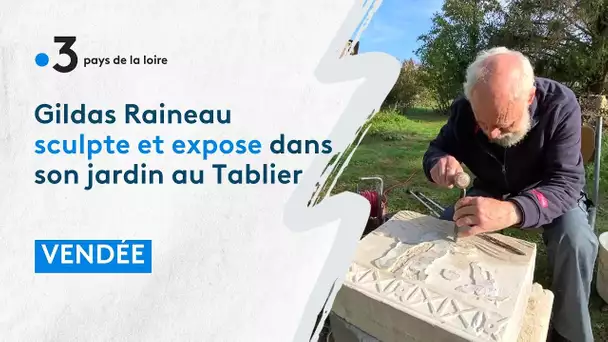 Au Tablier, Gildas Raineau expose dans son jardin