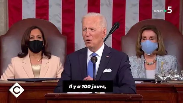 Quel bilan pour Joe Biden ? - C à Vous - 29/04/2021