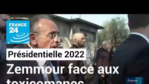 Présidentielle 2022 : séquence agitée pour Éric Zemmour avec des Toxicomanes à Paris • FRANCE 24