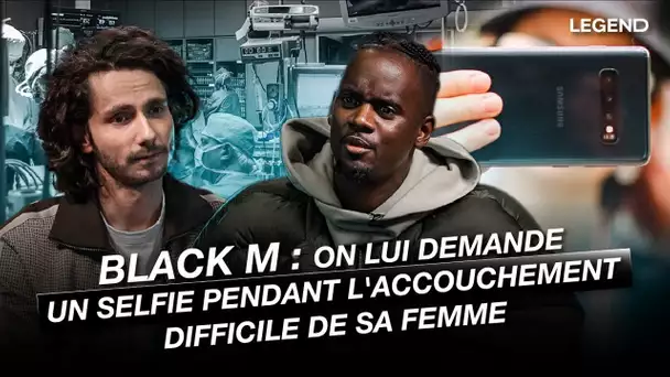 Black M : On lui demande un selfie pendant l'accouchement difficile de sa femme