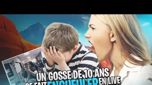 UN GOSSE DE 10 ANS SE FAIT ENGUEULER EN LIVE PAR SA MERE POUR ALLER DORMIR