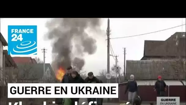 Ukraine : l'armée russe bombarde Kharkiv et resserre l'étau sur Kiev • FRANCE 24