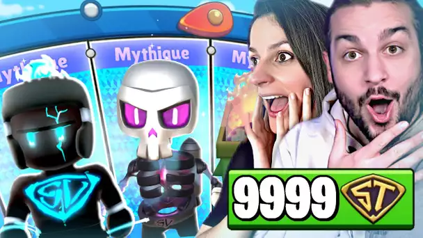 MEGA PACK OPENING SUR LA ROUE SUPER STUMBLE GUYS !