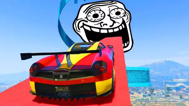 COURSE TROLL AVEC UNE FIN EPIC GTA 5 !