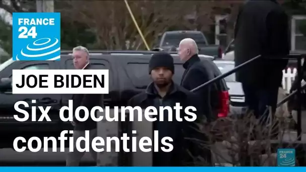 États-Unis : six nouveaux documents confidentiels retrouvés chez Joe Biden • FRANCE 24