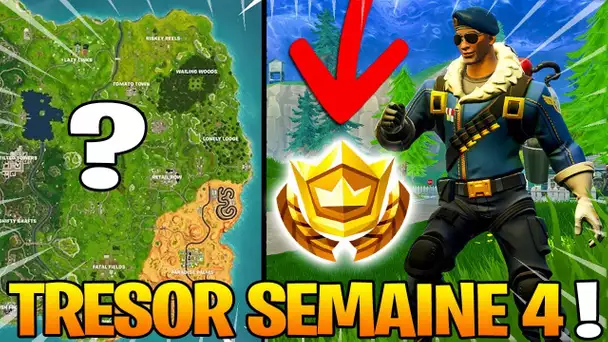 CHERCHER ENTRE UNE STATION-SERVICE, UN TERRAIN DE FOOT ET UNE MONTAGNE sur FORTNITE !