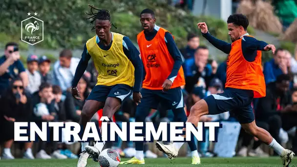 Les Bleus s'entraînent à Clairefontaine