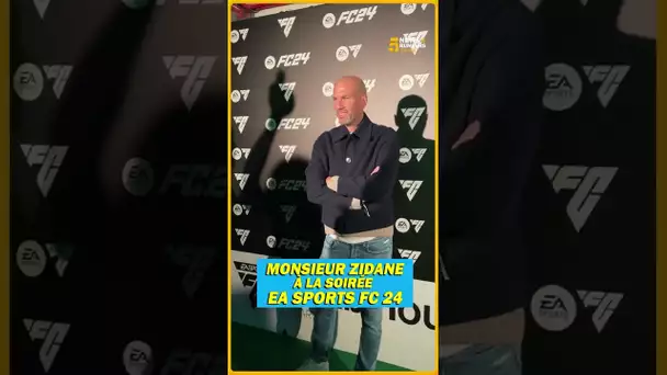ZIDANE au lancement du jeu EA Sports FC 24 (ex-FIFA)