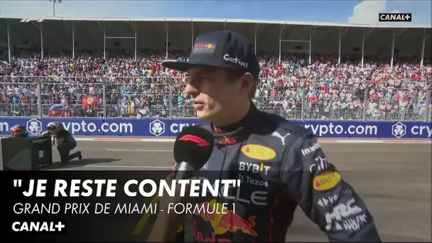 La réaction de Verstappen après les qualifications - Grand Prix de Miami - F1