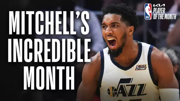 Donovan Mitchell Wins Western Kia Player Of The Month! 🔥