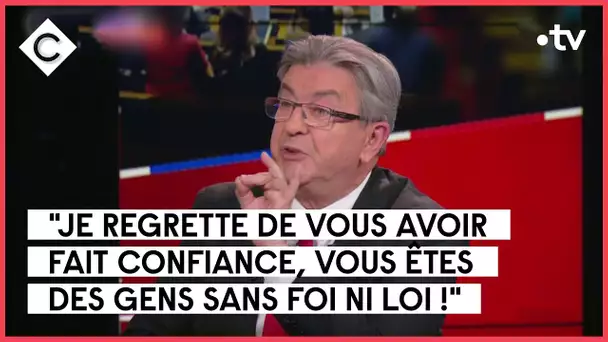 Mélenchon échange des amabilités - Le 5/5 - C à Vous - 10/02/2023