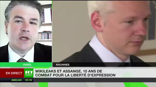 «Julian Assange est en danger de mort depuis le départ», estime Aymeric Monville