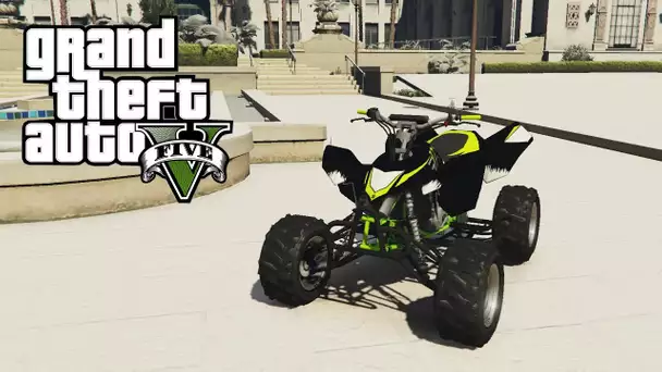 GTA 5 - QUAD SUZUKI LTR450 - Monster Energy ! Epic mods