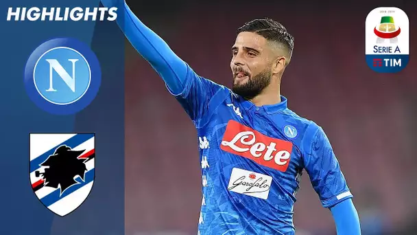 Napoli 3-0 Sampdoria | 2 Goals In 2 Minutes for Hosts! | Serie A