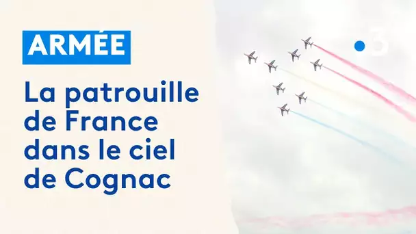 Armée : la patrouille de France dans le ciel de Cognac