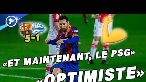 Lionel Messi et le Barça ont mis toute l'Espagne en confiance avant Barça-PSG | Revue de presse