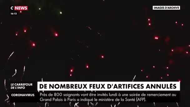 14 juillet : de nombreux feux d'artifice seront annulés