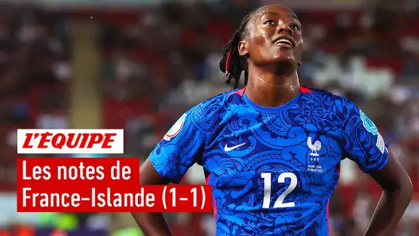 Euro 2022 - France-Islande (1-1) : les notes des Bleues