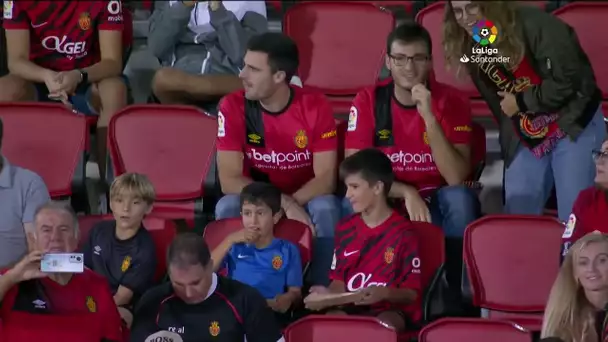 Calentamiento RCD Mallorca vs FC Barcelona