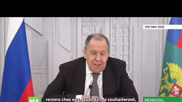Lavrov : «Nous n’avons pas le droit de laisser l’Occident continuer avec ses habitudes de voleurs»