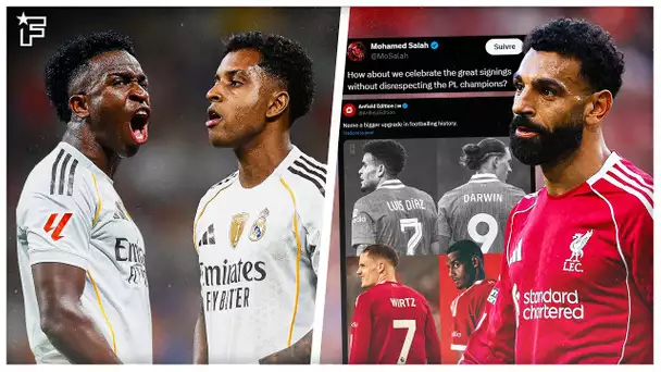 Le PLAN DIABOLIQUE de Rodrygo contre Vinicius, Salah FUSTIGE les fans de Liverpool | Revue de presse